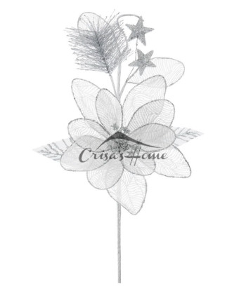 Fir Poinsettia Silver